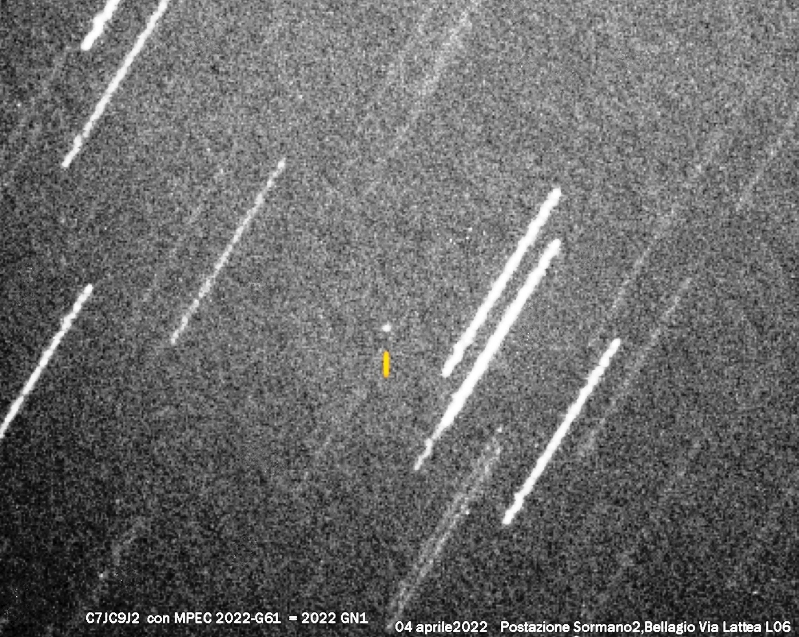 Near Earth Asteroid 2022 GN1