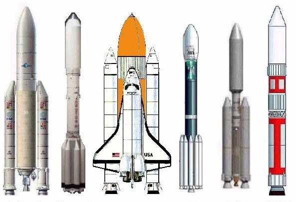 Some links about launchers also used for spacecrafts included in this web 