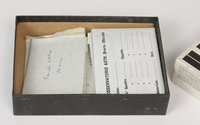 Scatoletta contenente le lastre di prova