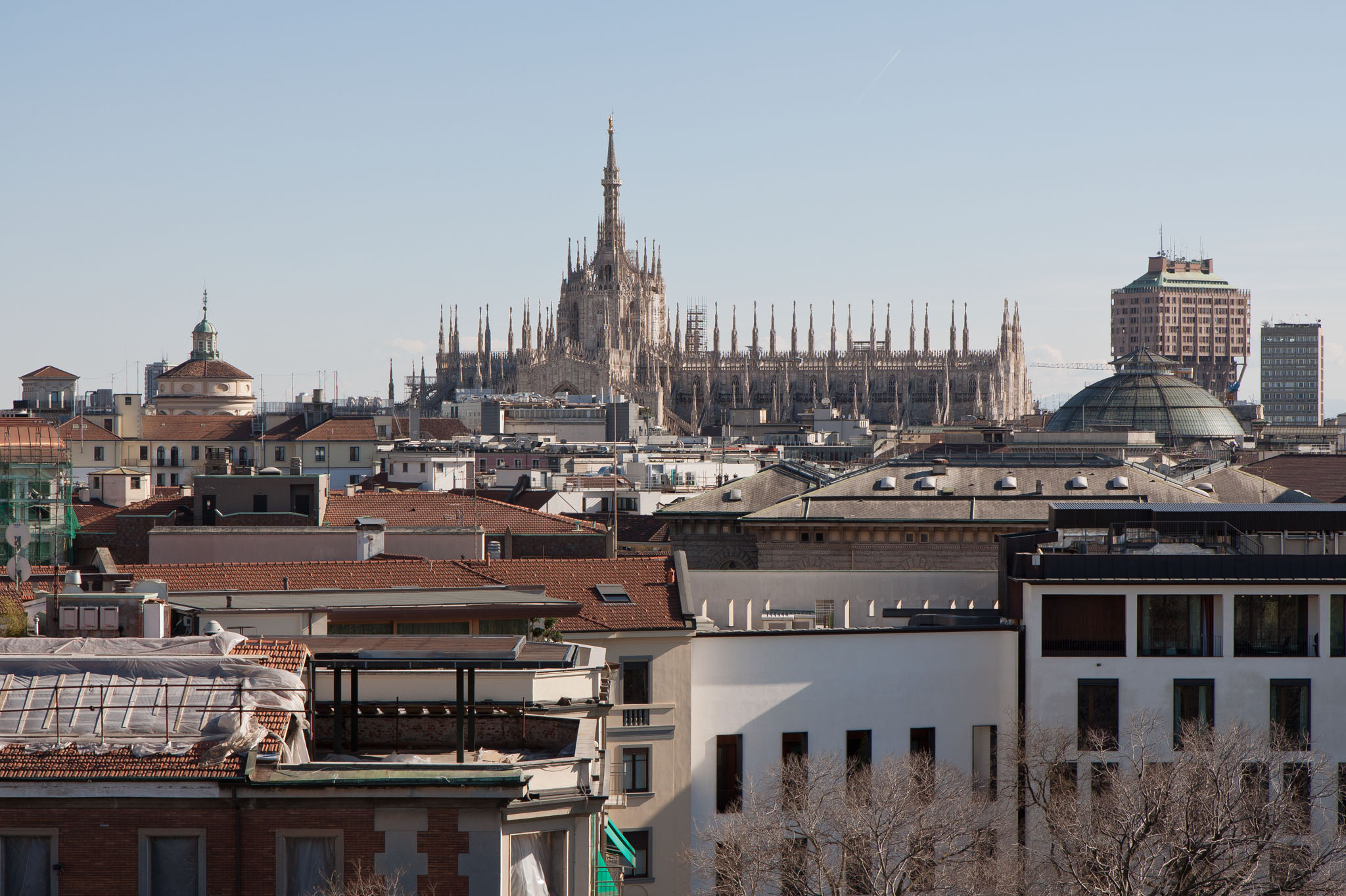 Il Duomo dai tetti del Palazzo di Brera