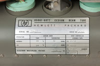 Etichetta sul tubo al cesio