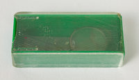 Scatoletta di plastica verde