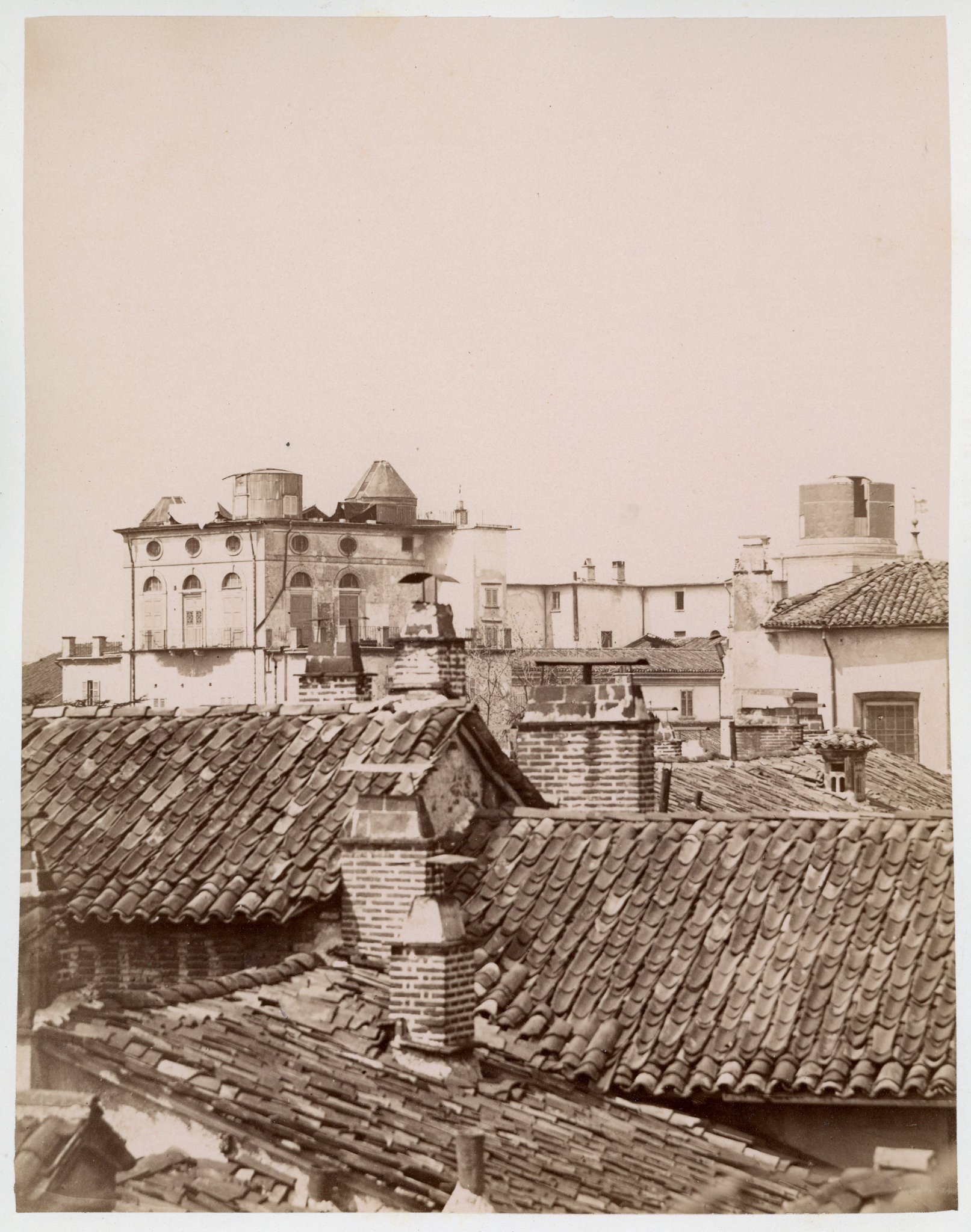 La Specola di Brera dal lato sud-est attorno al 1880